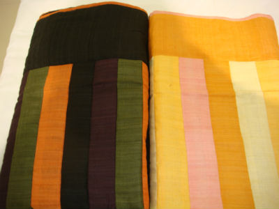Silk multi color quilt